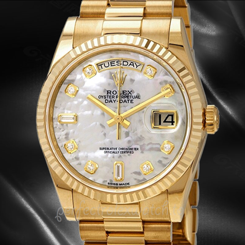 Rolex Day-Date Men’s 118238MDP Yellow Gold-tone | High Quality Fake ...
